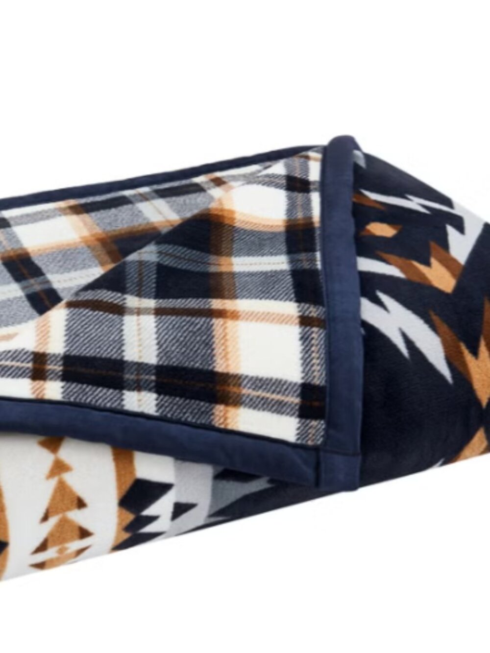 Pendleton Reversible Plush Soft Throw 50"x70" Multi Color